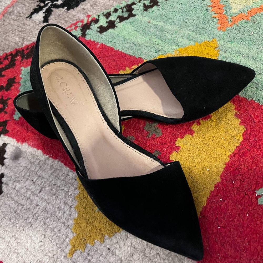 J. Crew Zoe D'Orsay Flats Size 6.5